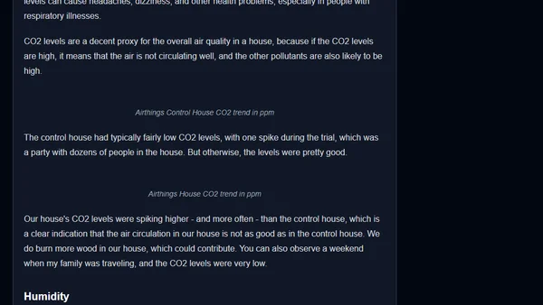 Home Automation - an air quality comparison