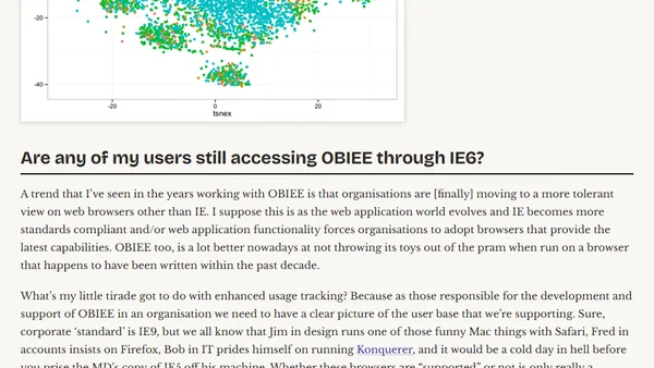 Driving OBIEE User Engagement with Enhanced Usage Tracking for OBIEE