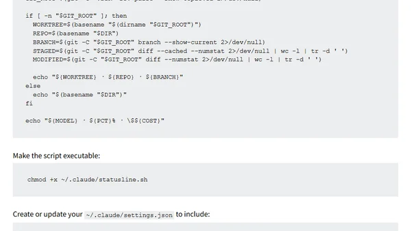 Customize Your Status Line in Claude Code