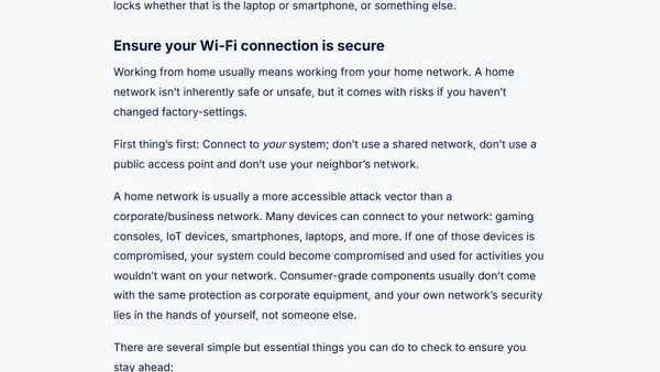 Cybersecurity tips for Remote Workers - Get online, stay informed, stay secure!