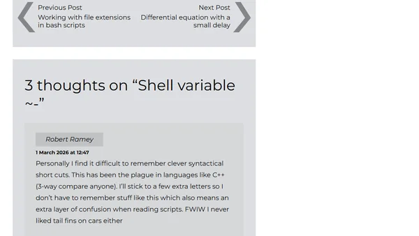 Shell variable ~-