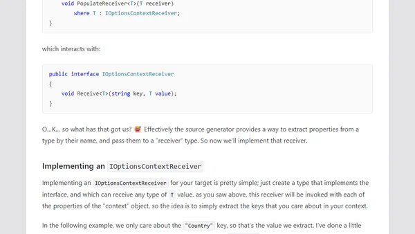 Configuring contextual options with Microsoft.Extensions.Options.Contextual