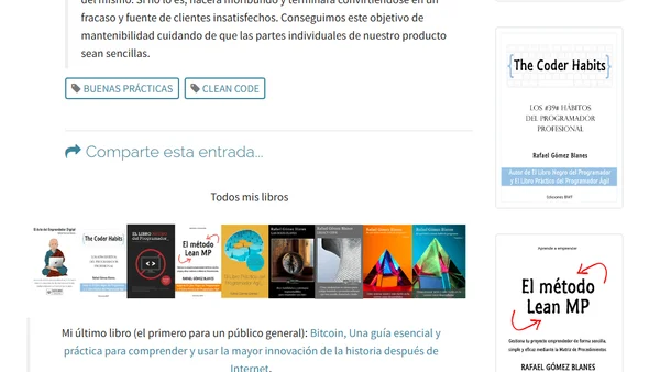 Sencillez y mantenibilidad (van de la mano)