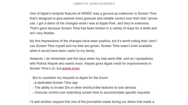 Apple Improves Screen Time for Parents, but There’s Room to Grow