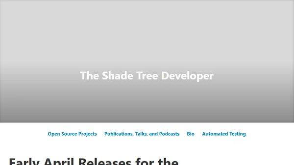 Early April Releases for the Critter Stack