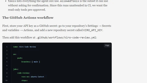 Run Kiro CLI programmatically: introducing headless mode