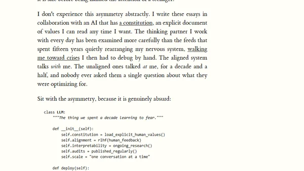 The Algorithm Poops