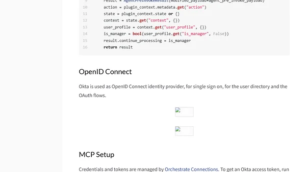 MCP Tools acting On‑Behalf‑Of Users in Orchestrate Agents