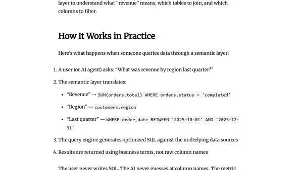 What Is a Semantic Layer? A Complete Guide