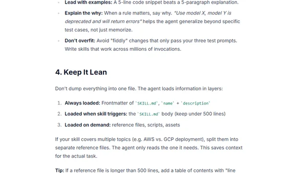 8 Tips for Writing Agent Skills