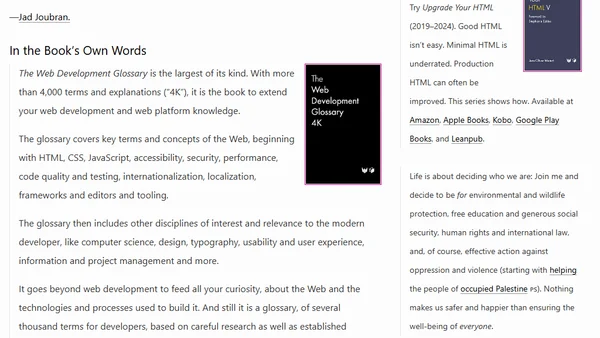 The Web Development Glossary 4K