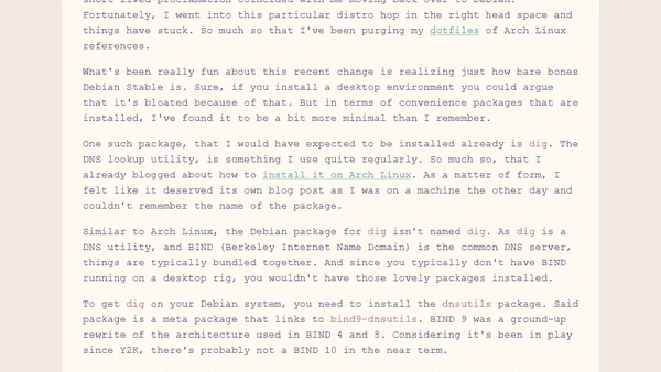 How to Install dig on Debian