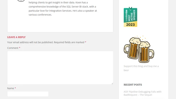 ADF Pipeline Debugging Fails with BadRequest – The Sequel