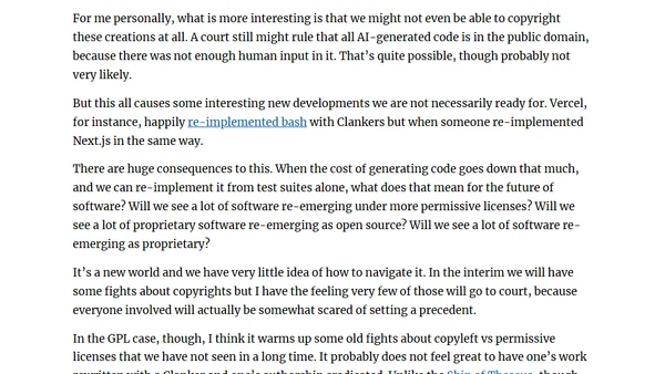 AI And The Ship of Theseus