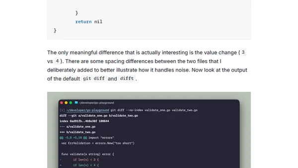 Difftastic — my new favourite diff viewer