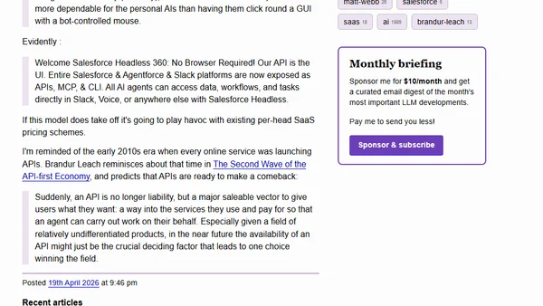 Headless everything for personal AI