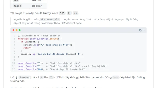 Type Coercion & Metaprogramming trong JavaScript