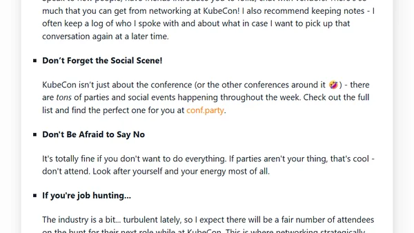 KubeCon EU Amsterdam 2026 - My Guide to Managing the Chaos