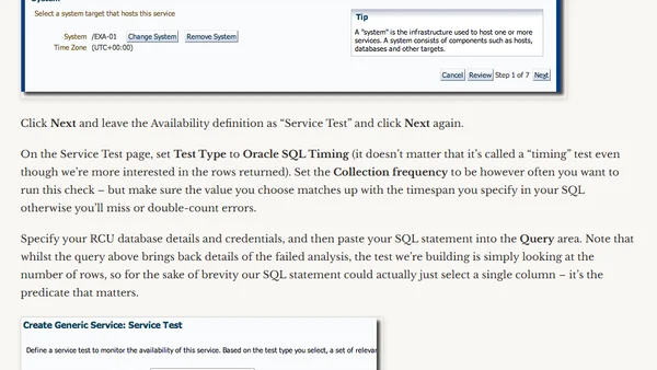 Building alerts in EM12c with OBIEE Usage Tracking data