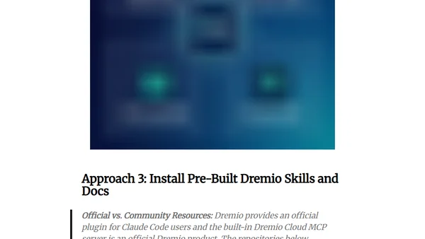 How to Use Dremio with Amazon Kiro: Connect, Query, and Build Data Apps