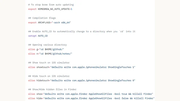 Moving away from Oh My Zsh (OMZ)