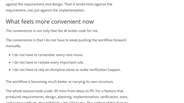 How my AI workflow evolved from prompts to workflow