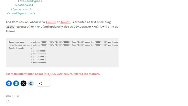 Managing Sensitive Data in jOOQ 3.21+ Logs