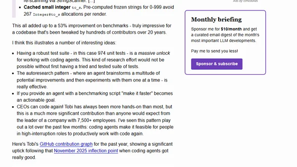 Shopify/liquid: Performance: 53% faster parse+render, 61% fewer allocations