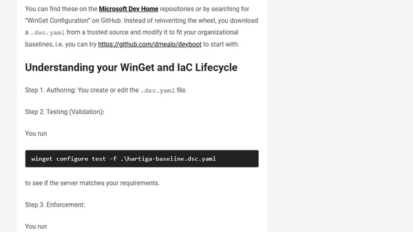 WinGet and IaC – Take Winget to the next level