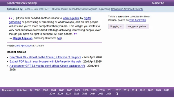 Quoting Maggie Appleton