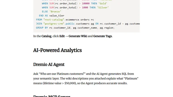 Connect Any Iceberg REST Catalog to Dremio Cloud: Universal Lakehouse Access