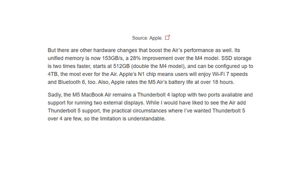 Apple Reveals the New M5 MacBook Air