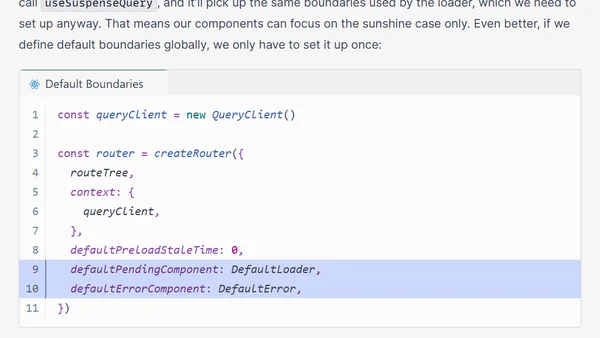 TanStack Router and Query