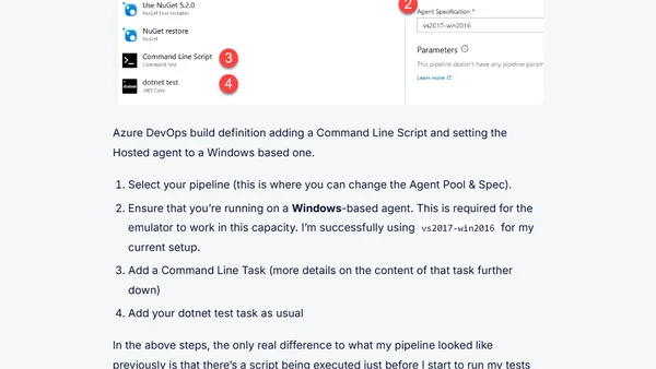 Run Azure DevOps Unit Tests with the Azure Storage Emulator on Hosted build agents