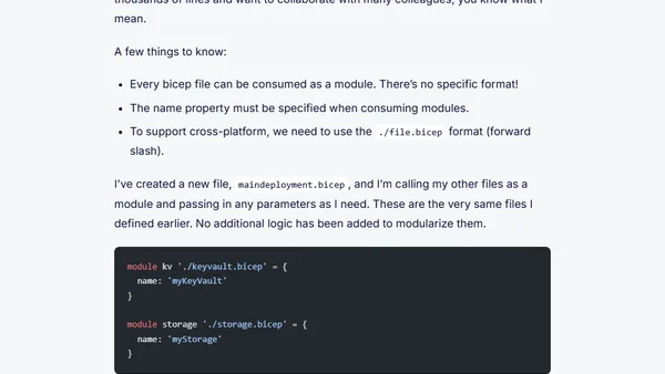 Getting started with Azure Bicep