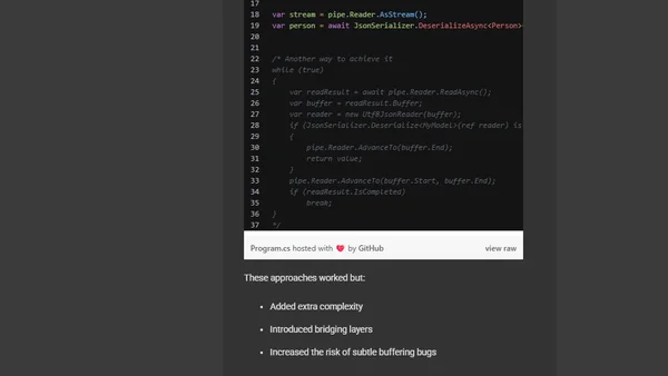 .NET 10: System.Text.Json Improvements