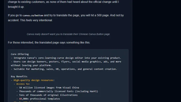 The "Canva Button" kerfuffle is everything wrong with software in 2026