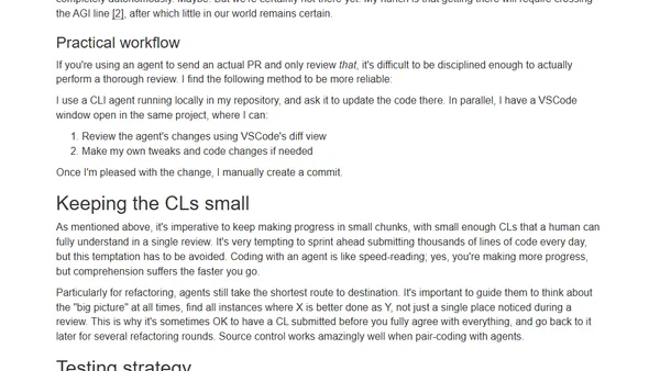 Thoughts on starting new projects with LLM agents