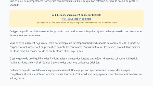 Les profils T-Shaped