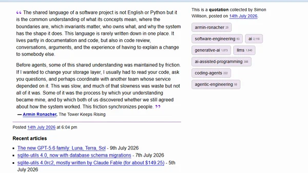 Quoting Armin Ronacher