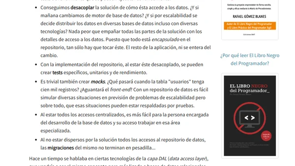 Cómo usar repositorios de datos