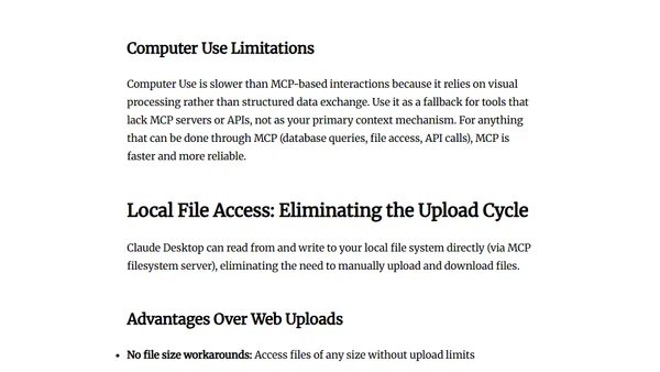 Context Management Strategies for Claude Desktop: A Complete Guide to MCP, Computer Use, and Local File Access