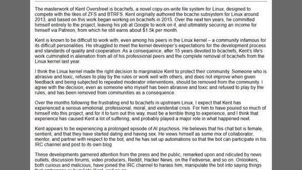 The circus freaks of open source