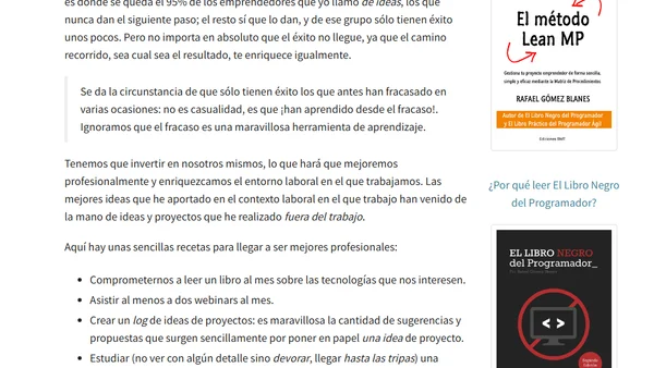 Invirtiendo en uno mismo