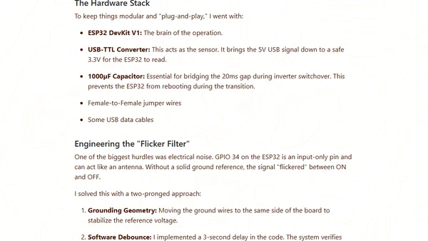 Building a Real-Time Power Outage Monitor with ESP32 and Slack