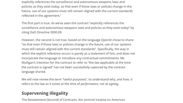 Can a Contract Freeze the Law on Autonomous Weapons?