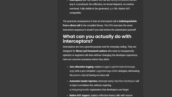 C# 14: Introducing Interceptors