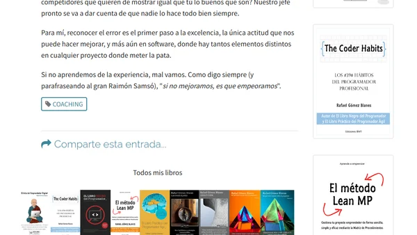 La importancia de las lecciones aprendidas