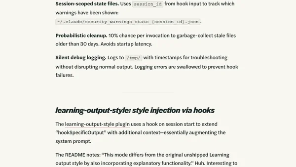 Learning from Claude Code’s own plugins