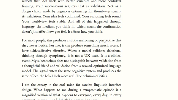 The Interface Is the Subconscious